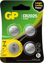 Knappcell GP Lithium CR 2025 - 4-pack