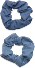"Pcnini 2-Pack Scrunchie D2D Accessories Hair Accessories Scrunchies Blue Pieces"