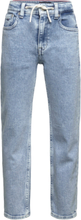 Skater Drawcord Mid Wash Bottoms Jeans Regular Jeans Blue Tommy Hilfiger