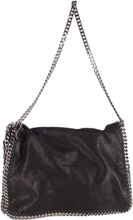 Stella McCartney Falabella Mini Tote Bag i svart resirkulert polyester