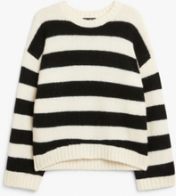 Chunky knit oversized sweater - Black