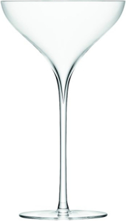 Savoy Champagne Saucer Set 2 Home Tableware Glass Champagne Glass Nude LSA International*Betinget Tilbud