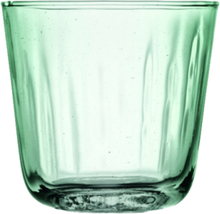 Mia Tumbler Recycled/Part Optic Set 4 Home Tableware Glass Drinking Glass Grønn LSA International*Betinget Tilbud