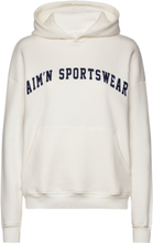 Varsity Sweat Hood Sport Sweatshirts & Hoodies Hoodies Cream AIM'N