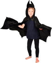 Bat Cape Toys Costumes & Accessories Character Costumes Svart Den Goda Fen*Betinget Tilbud