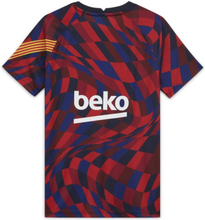 F.C. Barcelona Older Kids' Short-Sleeve Football Top - Red