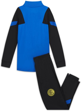 Inter Milan Strike Older Kids' Knit Football Tracksuit - Blue