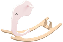 LEG & GO Vedhæftet fil med gyngende elefant, pink