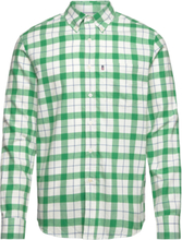Casual Flannel Check B.d Shirt Skjorte Uformell Grønn Lexington Clothing*Betinget Tilbud