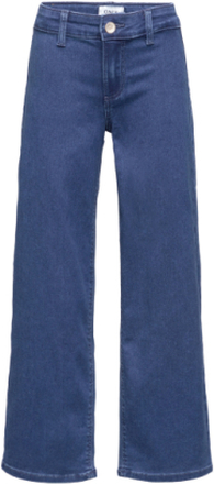 Kogsylvie Clean Wide Leg Dnm Yok250 Jeans Wide Jeans Blå Kids Only*Betinget Tilbud