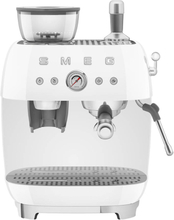 Smeg - Espressomaskin EGF03 2,4L m/kaffekvern hvit