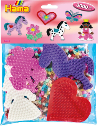 Hama Group Pack 3.000 Pcs Toys Creativity Drawing & Crafts Craft Pearls Multi/mønstret Hama*Betinget Tilbud
