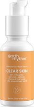 Clear Skin Serum - Vitamin C Bio-Retinol Salicylic Acid & Hyaluronic Acid Serum Ansiktspleie Nude Earth Rhythm*Betinget Tilbud