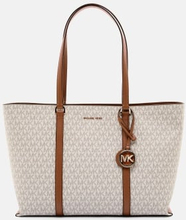 Michael Michael Kors Large Leather Tote Vanilla /AScron One size
