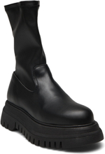 Halsey Shoes Boots Ankle Boots Ankle Boots Flat Heel Black Pavement