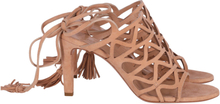 Chloé Kendal Strappy sandaler i beige semsket skinn