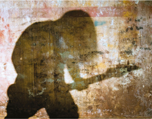 Tapet Grunge Digital 2,50x3,18m Silhouette Galerie