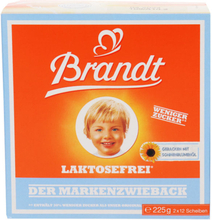 Brandt 2 x Zwieback Laktosefrei