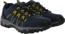 HI-TEC JAGUAR Herren komfortable Wander-Schuhe mit gepolsterter Zunge Outdoor-Schuhe O006524-031-01 Blau/Orange