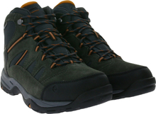 HI-TEC BANDERA II WP WIDE Herren High-Top Wanderschuhe wasserabweisende Trekking-Schuhe mit Dry-Technologie O005639-051-01 Grau/Orange