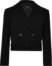 Crop Db Trench.admir Designers Double Breasted Blazers Black Theory