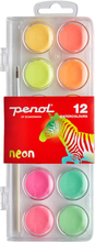 Penol Neon Akvarellfärg 12-Pack
