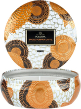 Voluspa Spiced Pumpkin Latte 3-Wick Decorative Tin Candle - 340 g