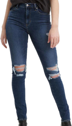 LEVI´S 721 High Rise Skinny Jeans Damen Denim-Hose im Five-Pocket-Style 61831859 Blau