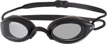 Zoggs Fusion Air Reg. Svømmebrille Black/Black, Tint Smok, Regular