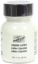 CLEAR Liquid Latex med Kost 30 ml Mehron Flytende Latex