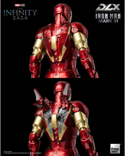 ThreeZero Marvel Avengers Infinity Saga DLX Iron Man Mark 6 1:12th Scale Collectible Figure