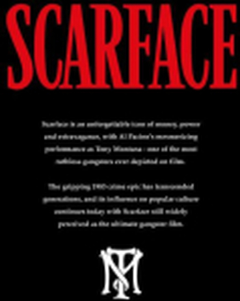 Scarface Tony Montana Unisex T-Shirt - Black - S - Black