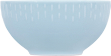 Confetti Bowl W/Relief 1 Pcs Giftbox Home Tableware Bowls Breakfast Bowls Blue Aida
