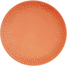 Confetti Dinner Plate W/Relief 1 Pcs Giftbox Home Tableware Plates Dinner Plates Orange Aida