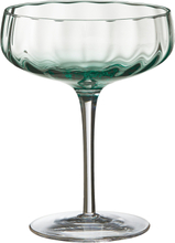 Søholm Sonja – Champagne/Cocktail Glass Home Tableware Glass Champagne Glass Green Aida
