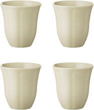 Søholm Solvej Mug W/O Handle 4 Pcs Home Tableware Cups & Mugs Coffee Cups Yellow Aida