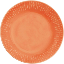 Confetti Pasta Plate W/Relief 1 Pcs Giftbox Home Tableware Plates Pasta Plates Orange Aida