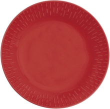 Confetti Pasta Plate W/Relief 1 Pcs Giftbox Home Tableware Plates Pasta Plates Red Aida