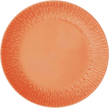 Confetti Lunch Plate W/Relief 1 Pcs . Giftbox Home Tableware Plates Small Plates Orange Aida