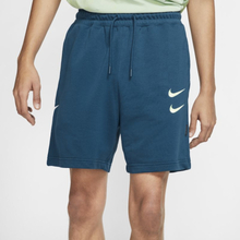 Nike Sportswear Swoosh Men's French Terry Shorts - Blue