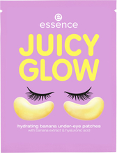 essence JUICY GLOW Hydrating Banana Under-Eye Patches Banana Beam