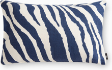 Kuddfodral Zebra 30x50 blå