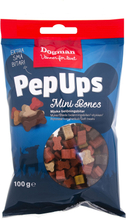 Dogman PepUps Mini Bones Hundgodis - 100 g