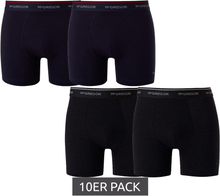 10er Pack McGREGOR Boxershorts nachhaltige Herren Baumwoll-Unterwäsche 8720618177995 Blau oder Schwarz