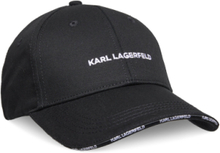 "K/Essential Logo Cap Designers Headwear Caps Black Karl Lagerfeld"