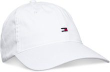 Essential Flag Soft Cap Accessories Headwear Caps White Tommy Hilfiger