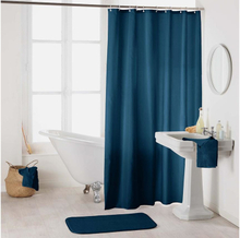 Zasłona prysznicowa Essencia Dark Blue 180x200 cm
