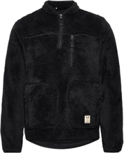 Pine Half Zip Fleece Tops Sweatshirts & Hoodies Fleeces & Midlayers Black Fat Moose