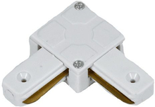 L-connector voor witte spanningsrail - 1-fase