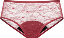 Vada/Eco-Moon Lace Hipster Classic Hipsters Undertøj Red Dorina